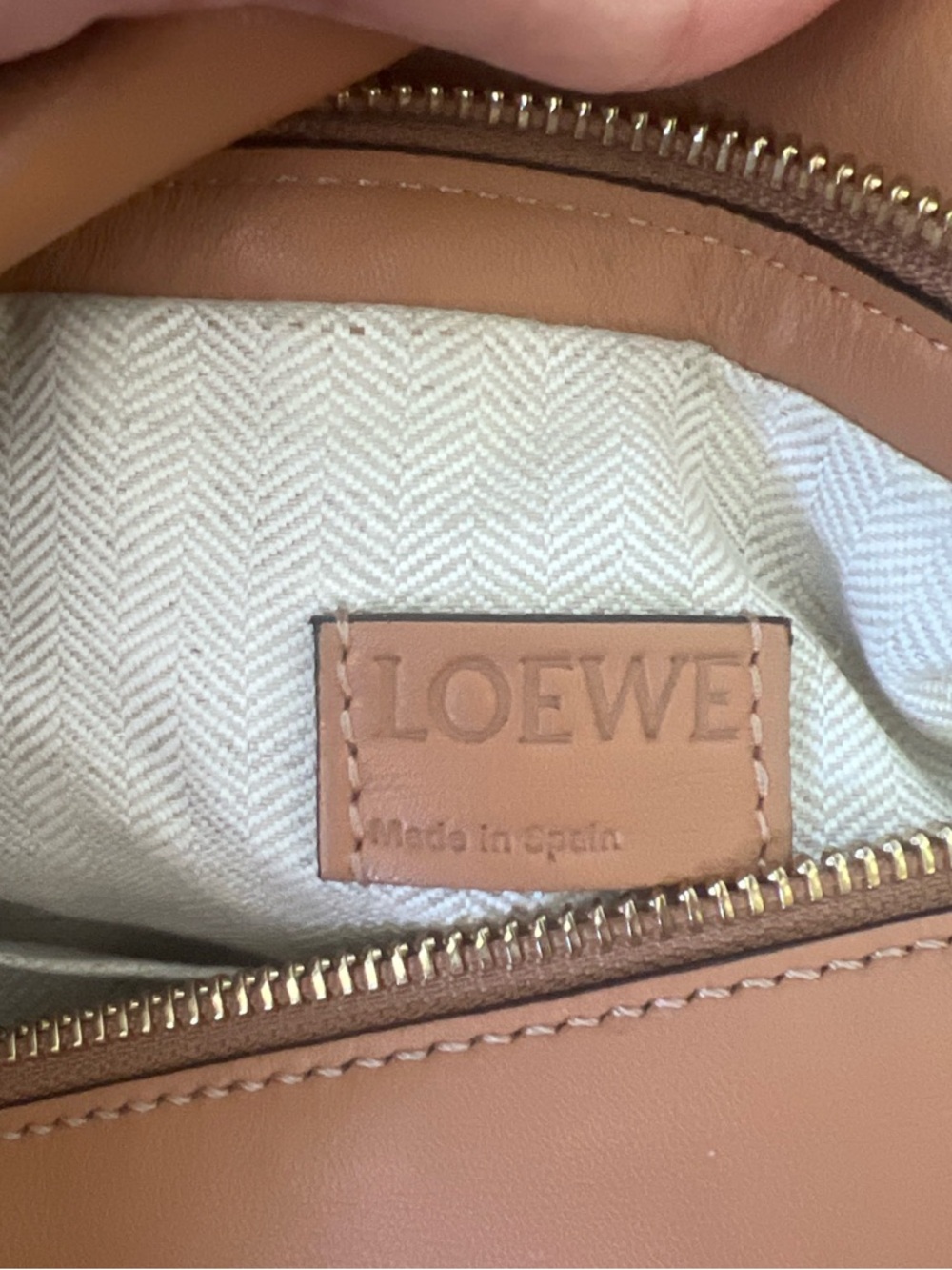 Loewe Calfskin Puzzle Hobo in Gold - Picture 9 of 10